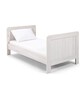 Atlas 4 Piece Cotbed with Dresser Changer, Wardrobe, and Essential Pocket Spring Mattress Set- White image number 4